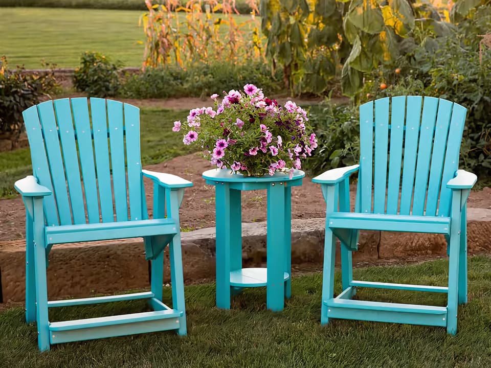 Heritage Recycled Plastic 3 Piece Patio Lounge Set