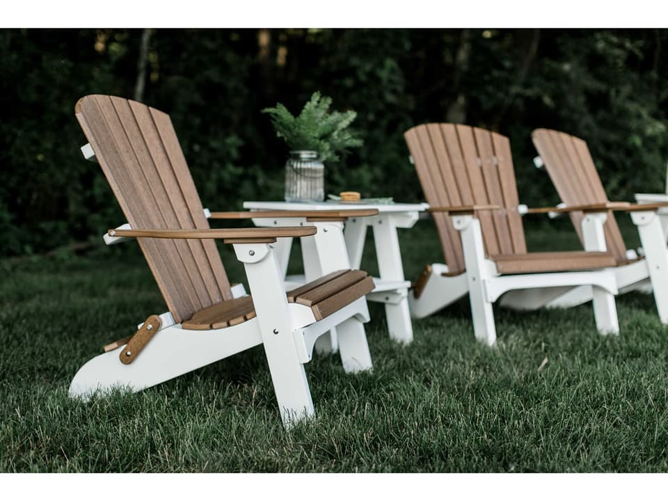 Heritage Recycled Plastic 4 Piece Outdoor Patio Lounge Set