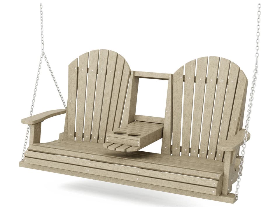 Heritage Recycled Plastic 5' Swing with Console