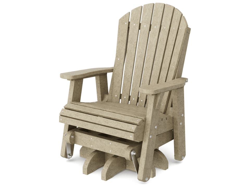Heritage Recycled Plastic Single Swivel Glider