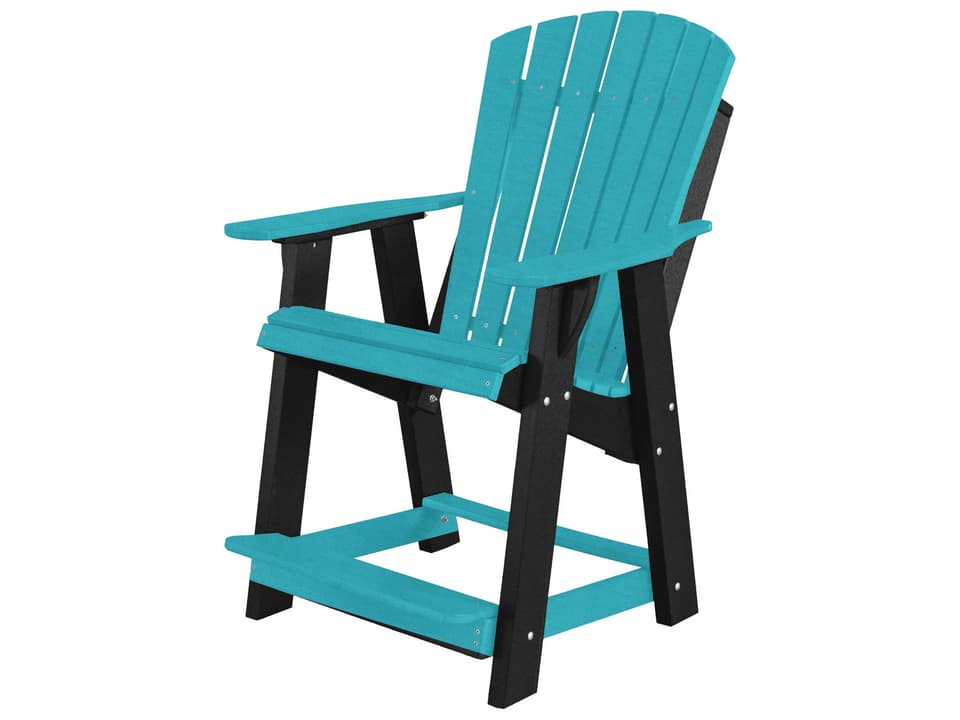 Heritage Recycled Plastic High Counter Adirondack Chair