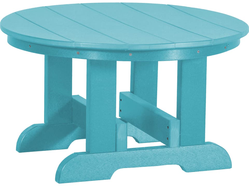 Heritage Recycled Plastic Round Patio Chat Table