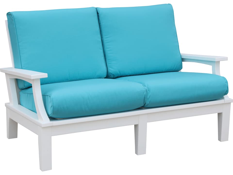 Heritage Recycled Plastic Deep Seating Outdoor Loveseat