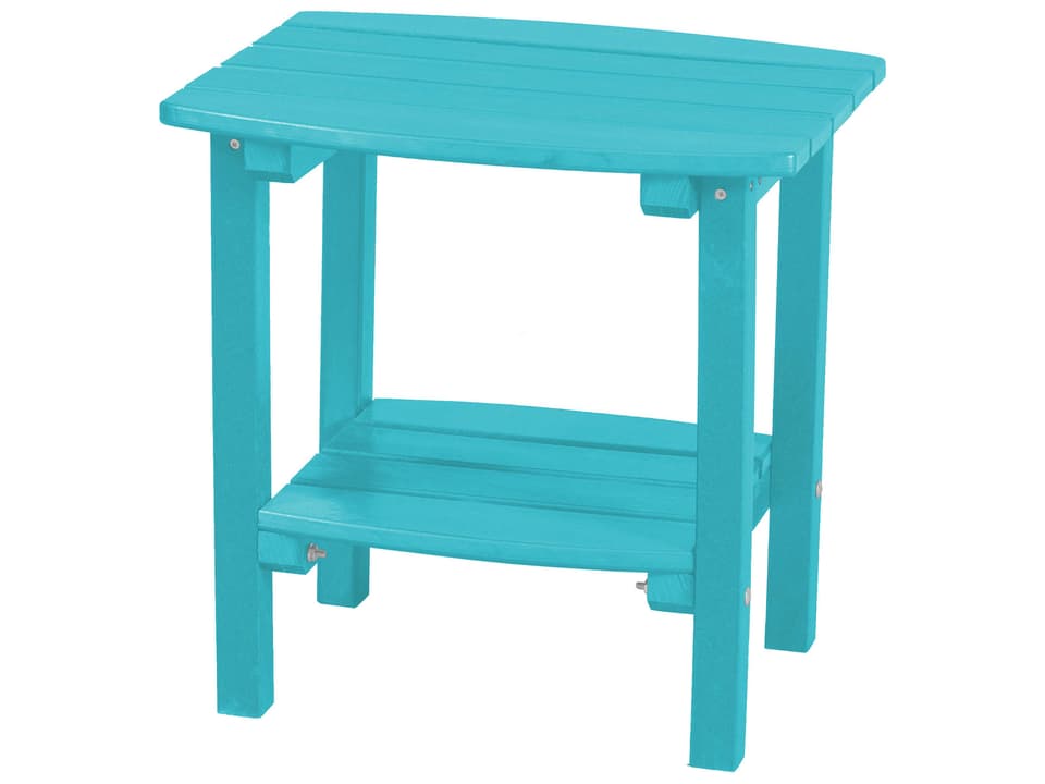 Classic Recycled Plastic Rectangular Outdoor End Table
