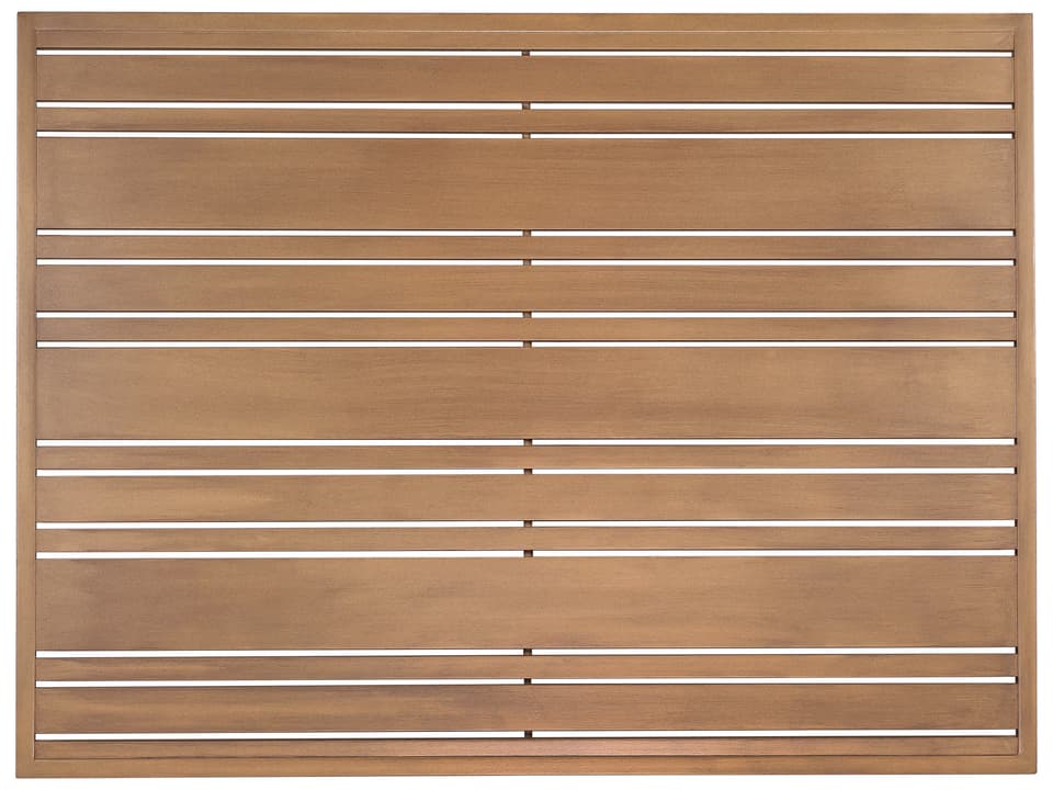Tri-Slat Extruded Aluminum Rectangular Outdoor Coffee Table