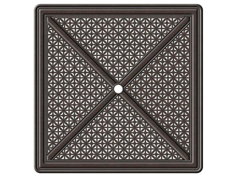 Hampton 42-Inch Square Cast Aluminum Table Top