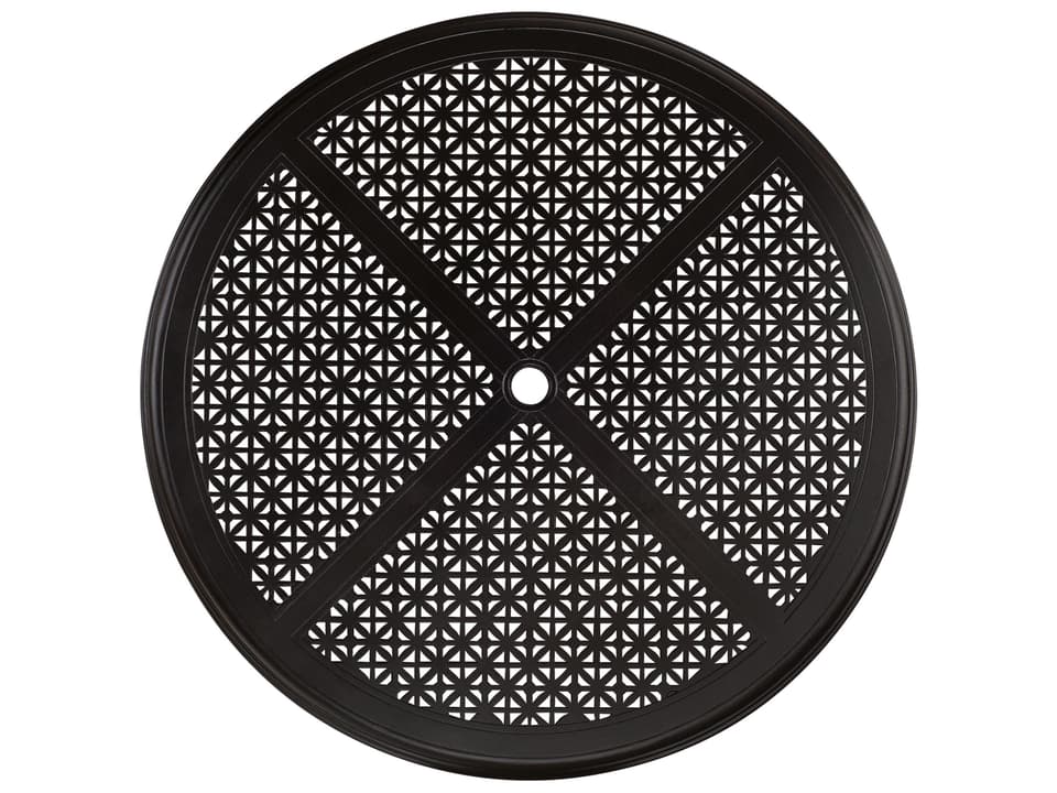 Hampton 48-Inch Round Cast Aluminum Table Top with Umbrella Hole