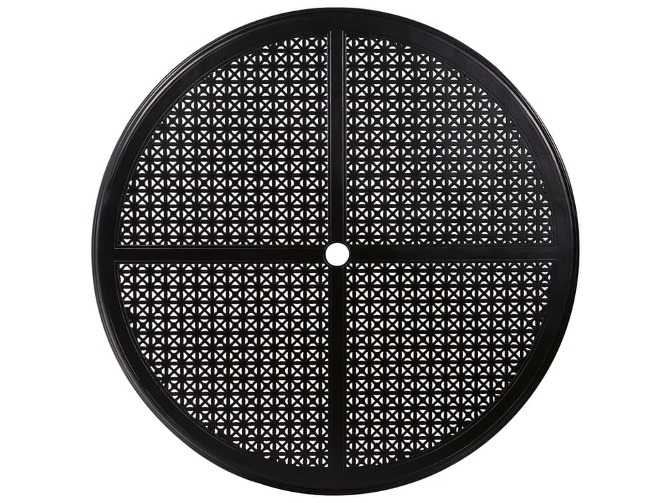 Hampton 60-Inch Round Cast Aluminum Table Top with Umbrella Hole