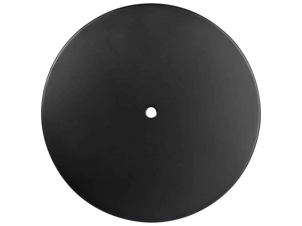 Solid Iron Rolled Edge 42-Inch Round Table Top with Umbrella Hole