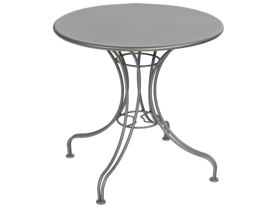 Wrought Iron 30-Inch Round Bistro Table