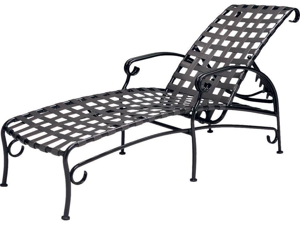 Ramsgate Strap Aluminum Adjustable Chaise Lounge