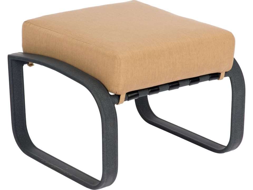 Cayman Isle Cushion Aluminum Ottoman
