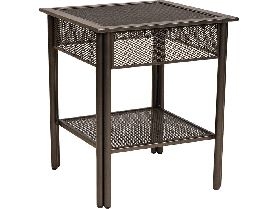 Jax Wrought Iron End Table Modern Outdoor