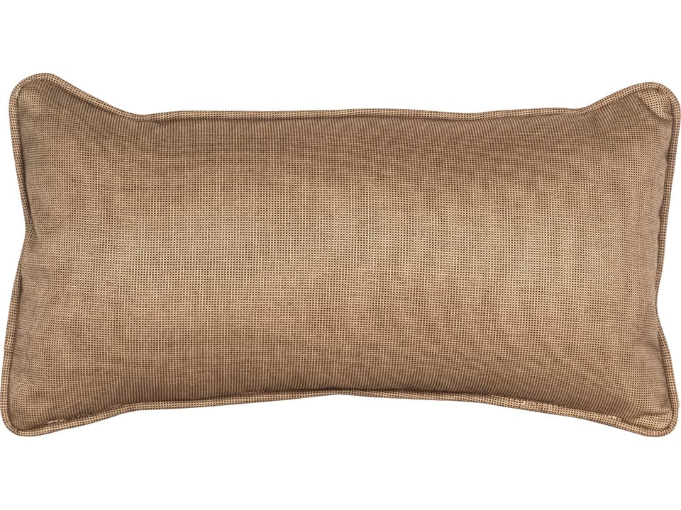 Kidney Throw Pillow with Faux Down Fill