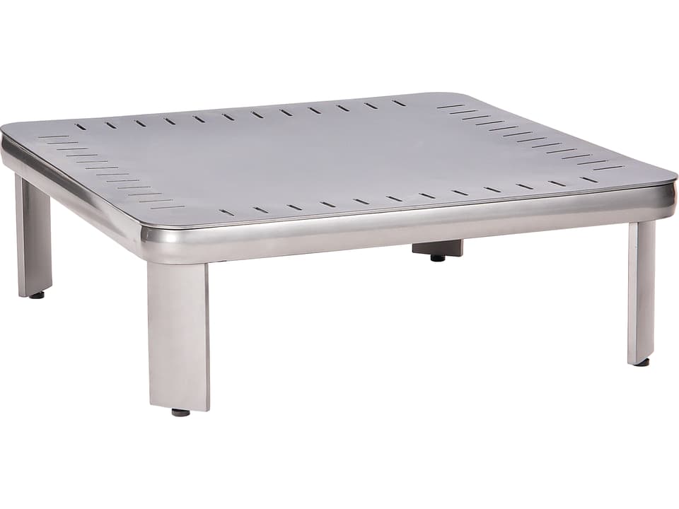 Metropolis Square Sectional Coffee Table in Aluminum