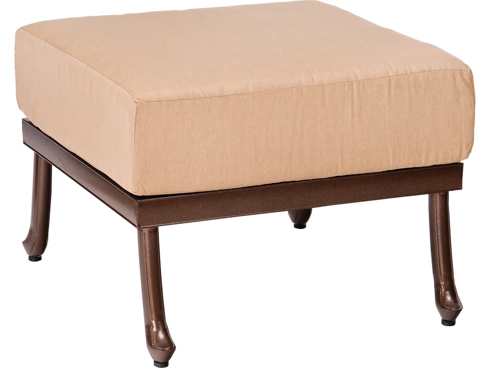 Casa Cast Aluminum Outdoor Ottoman