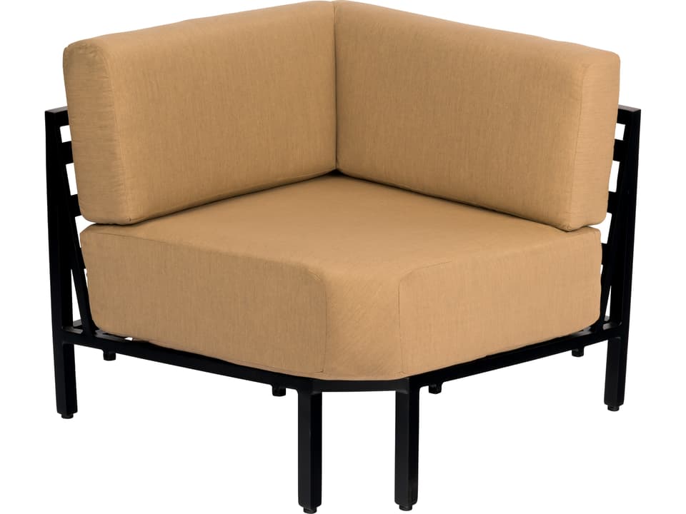 Salona Cushion By Joe Ruggiero Aluminum Corner Outdoor Patio Lounge Chair