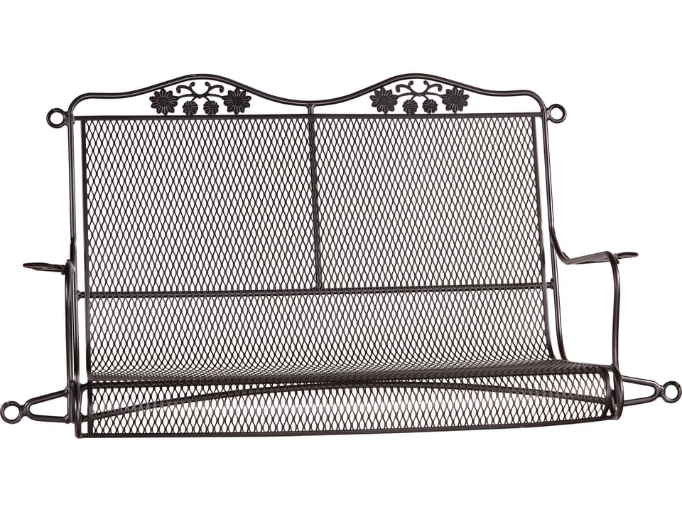 Briarwood Wrought Iron Outdoor Patio Swing with Cushion