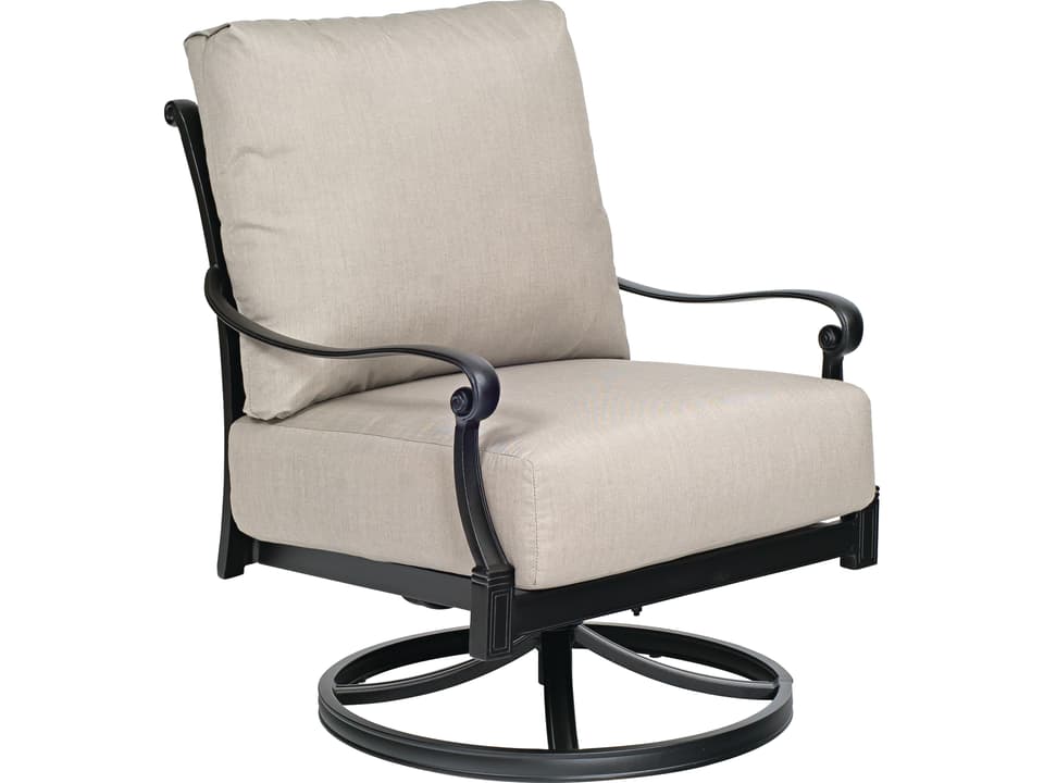 Wiltshire Cast Aluminum Swivel Rocker Lounge Chair