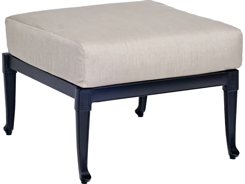 Wiltshire Cast Aluminum Outdoor Ottoman