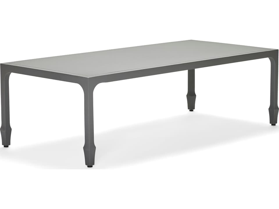 Alberti Cast Aluminum Rectangular Coffee Table