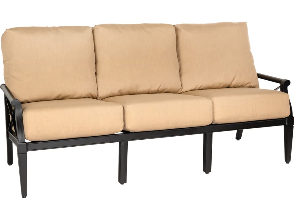 Andover Cushion Aluminum Outdoor Patio Sofa