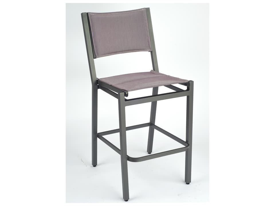 Palm Coast Padded Sling Bar Stool Armless Outdoor Seating