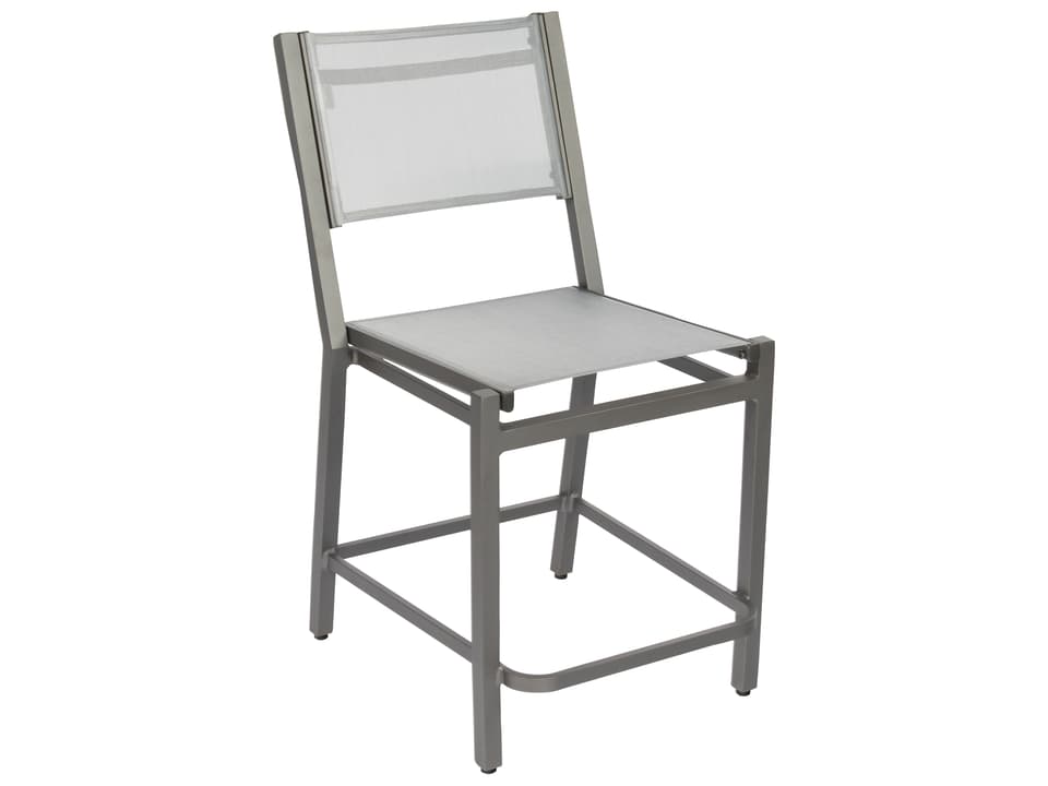 Palm Coast Sling Aluminum Patio Counter Stool