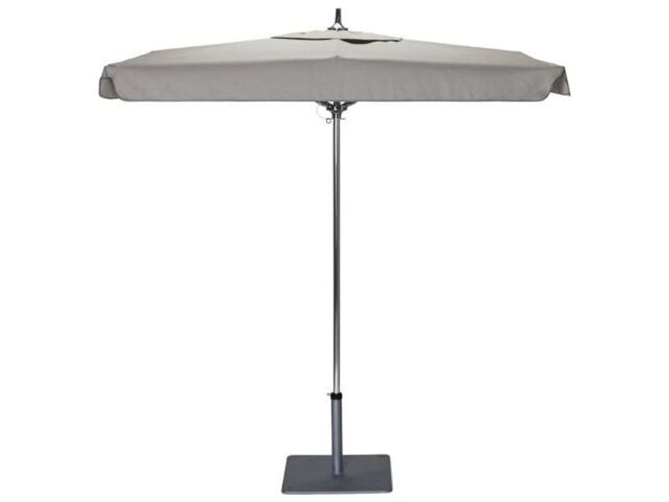 Woodard Canopi Grace 6 Foot Square Flat Aluminum Push Up Market Umbrella |  PatioLiving