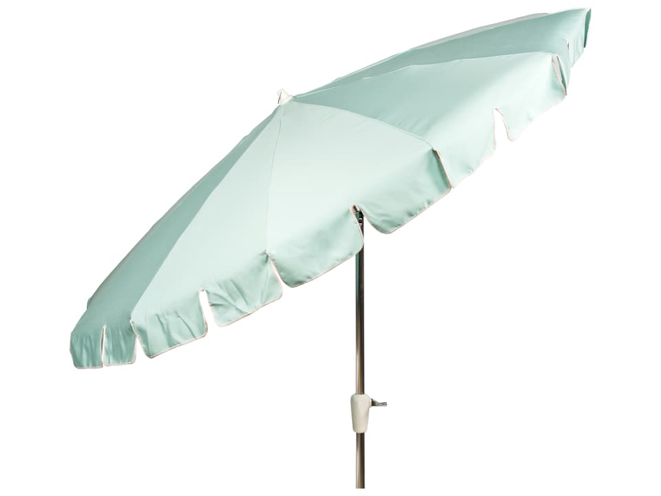 8.5-Foot 12-Rib Conventional Double V Cut Valance Patio Umbrella