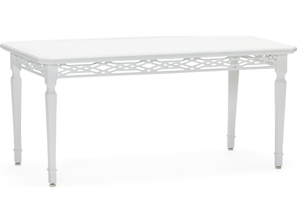Tuoro Cast Aluminum Rectangular Coffee Table