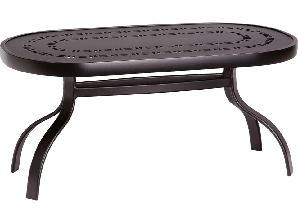 Deluxe Rectangular Trellis Top Outdoor Coffee Table