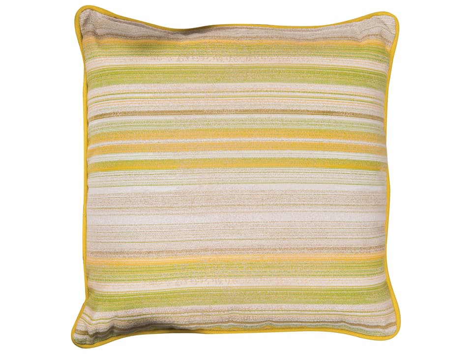 Square Outdoor Throw Pillow with Faux Down Fill