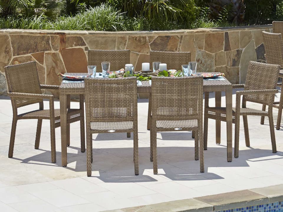 Whitecraft All Weather Wicker Patio Dining Set