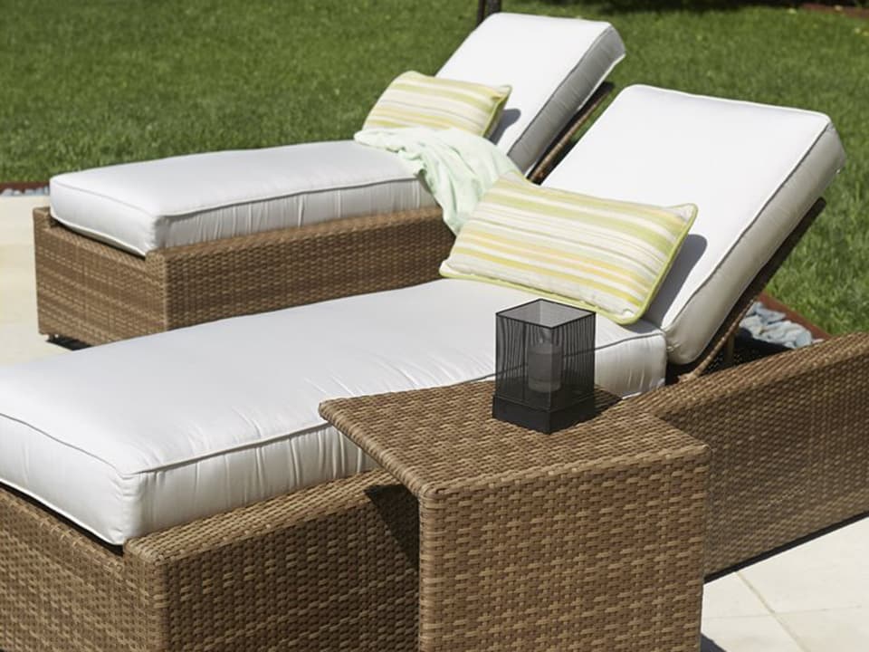 Whitecraft All Weather Wicker Serene Outdoor Patio Lounge Set