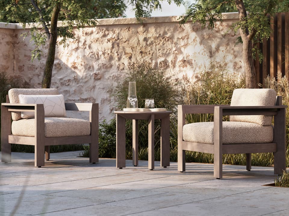 Beau Teak Cushion Lounge Set