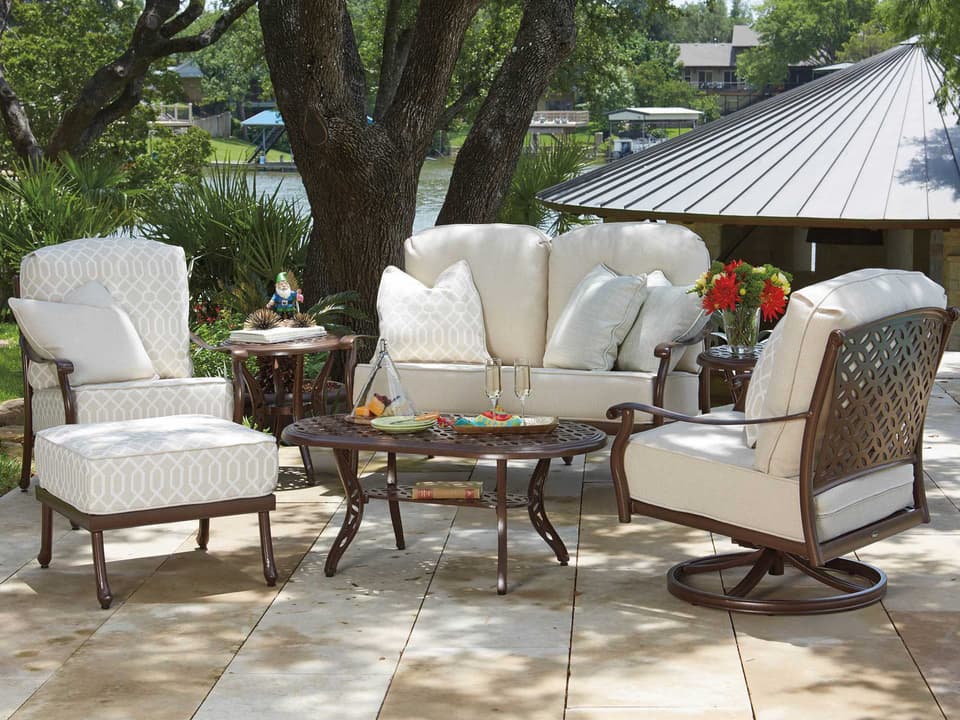 Casa Cast Aluminum Outdoor Lounge Set