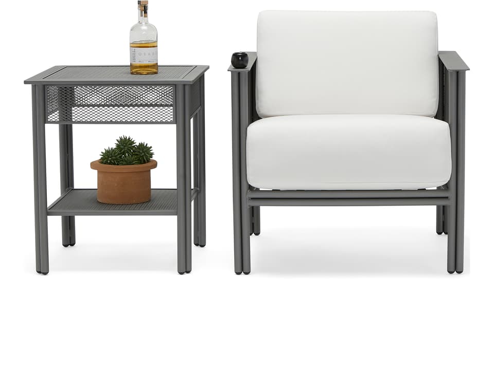 Jax Wrought Iron Cushion Lounge Set