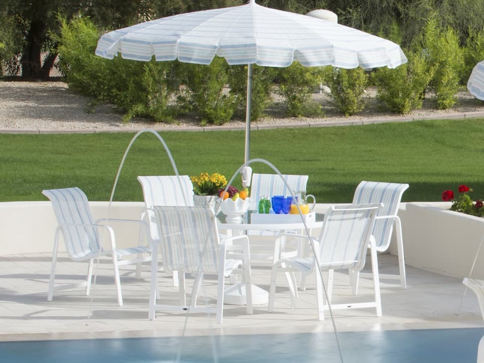 Landings Sling Aluminum Outdoor Patio Dining Set
