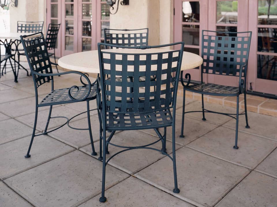 Sheffield Wrought Iron Patio Dining Set