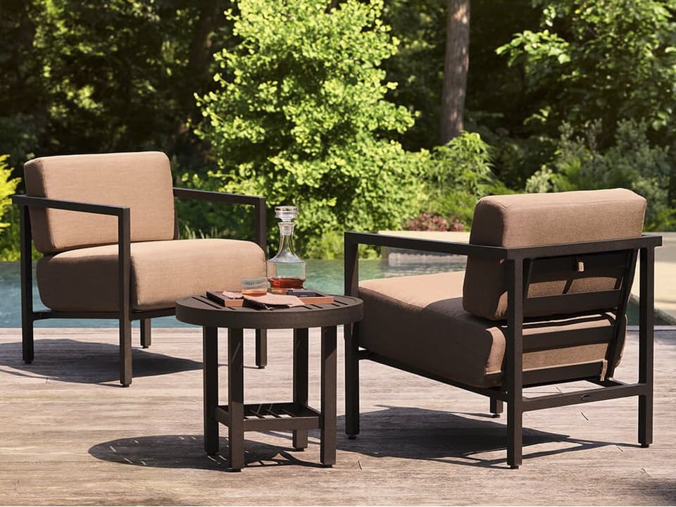 Salona Cushion By Joe Ruggiero Aluminum Outdoor Lounge Set