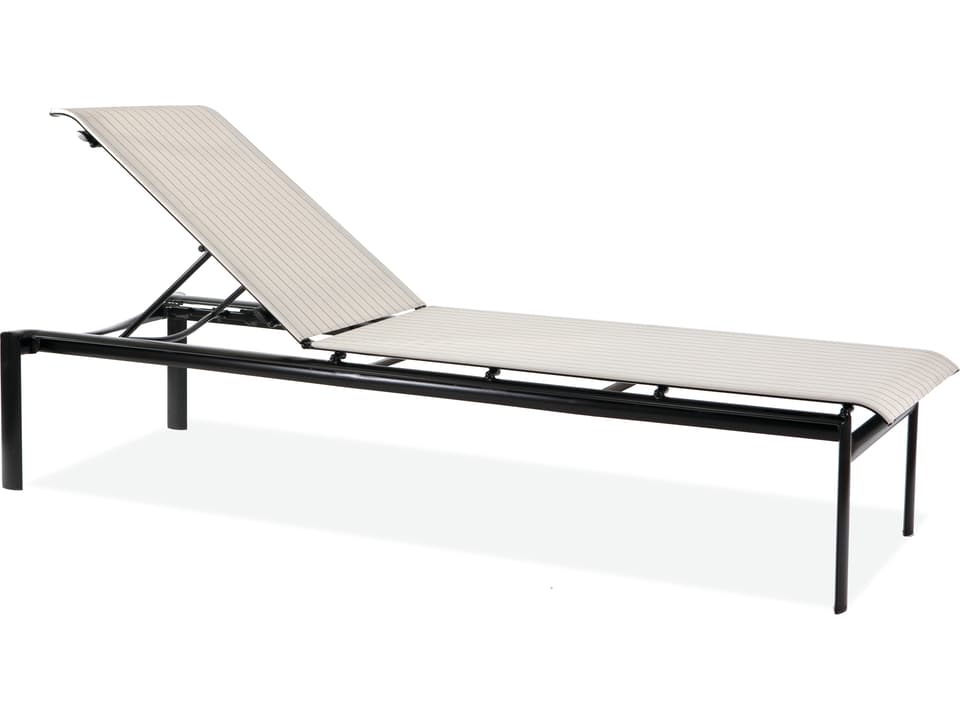 Southern Cay Sling Aluminum Armless Outdoor Patio Chaise Lounge