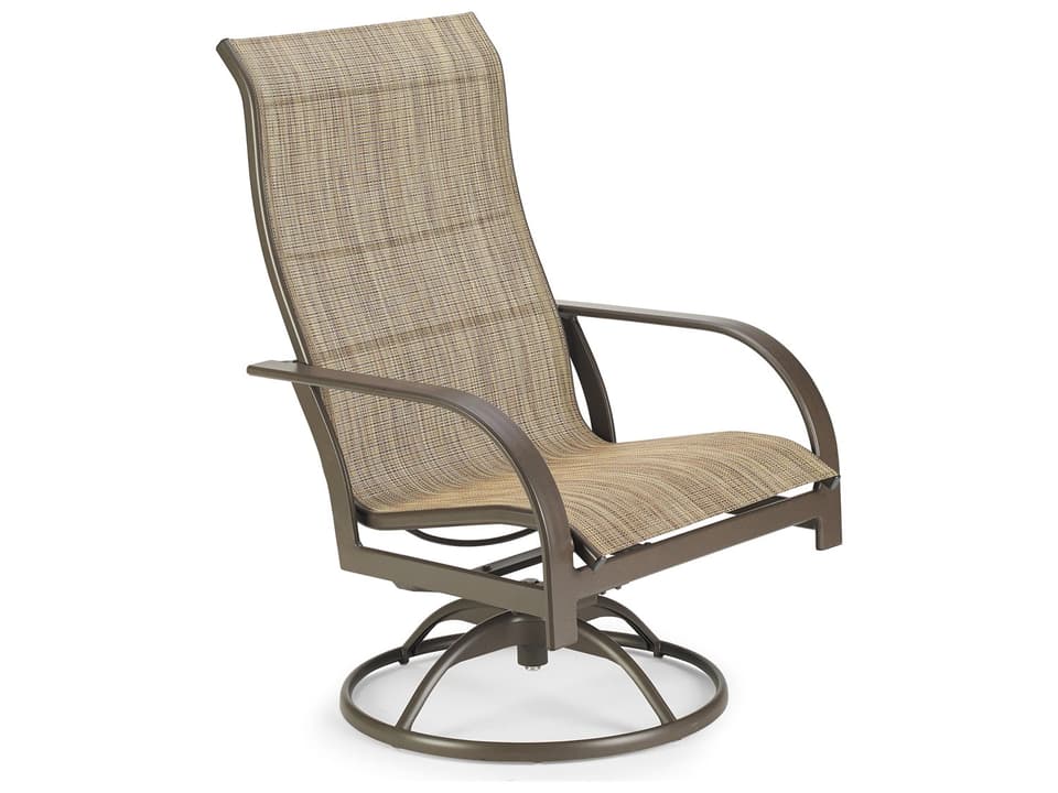 Key West Sling Aluminum Swivel Rocker Lounge Chair