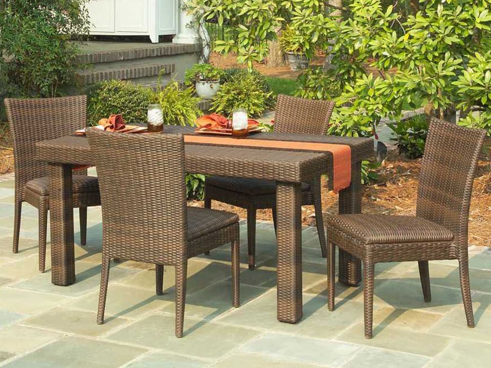 Whitecraft All Weather Wicker Patio Dining Set