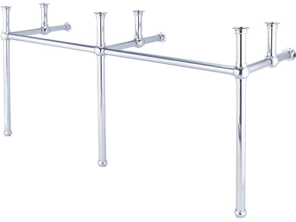 Embassy 72-Inch Double Wash Stand with P-Trap in Chrome