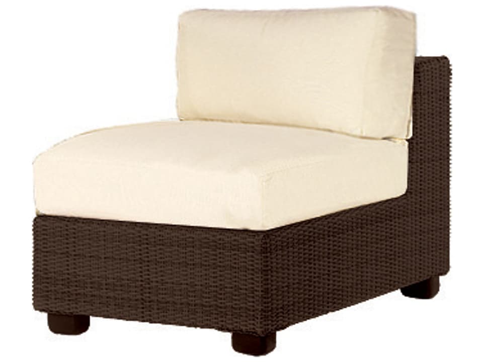 Whitecraft Montecito Wicker Modular Outdoor Lounge Chair