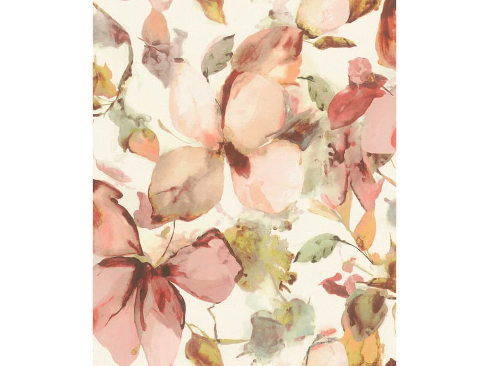 Liliana Pink Floral Wallpaper