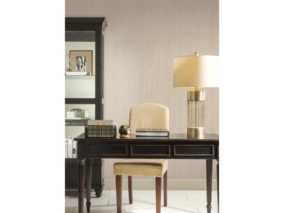 Signature Textures Brown Chevron Channel Wallpaper