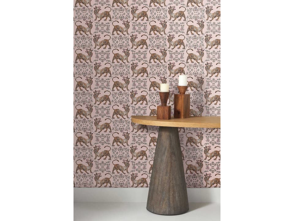 Lemieux et Cie Light Pink Ferrandi Wallpaper