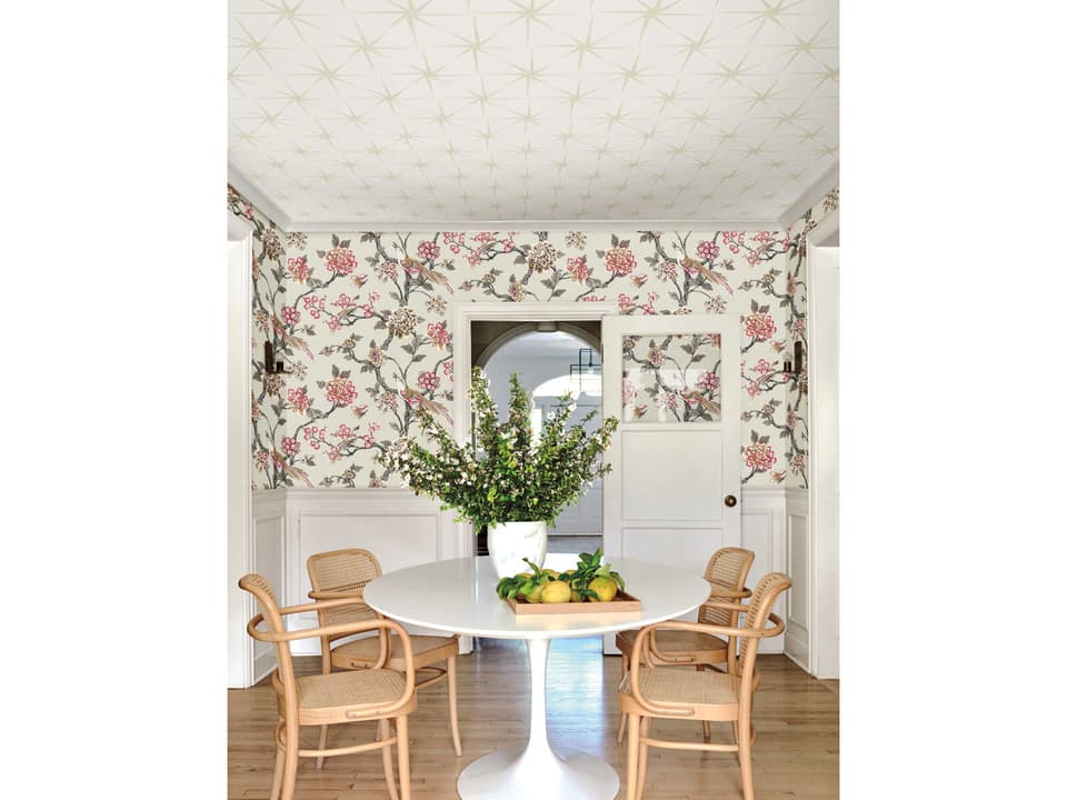 Grandmillennial Beige Fanciful Peel & Stick Wallpaper